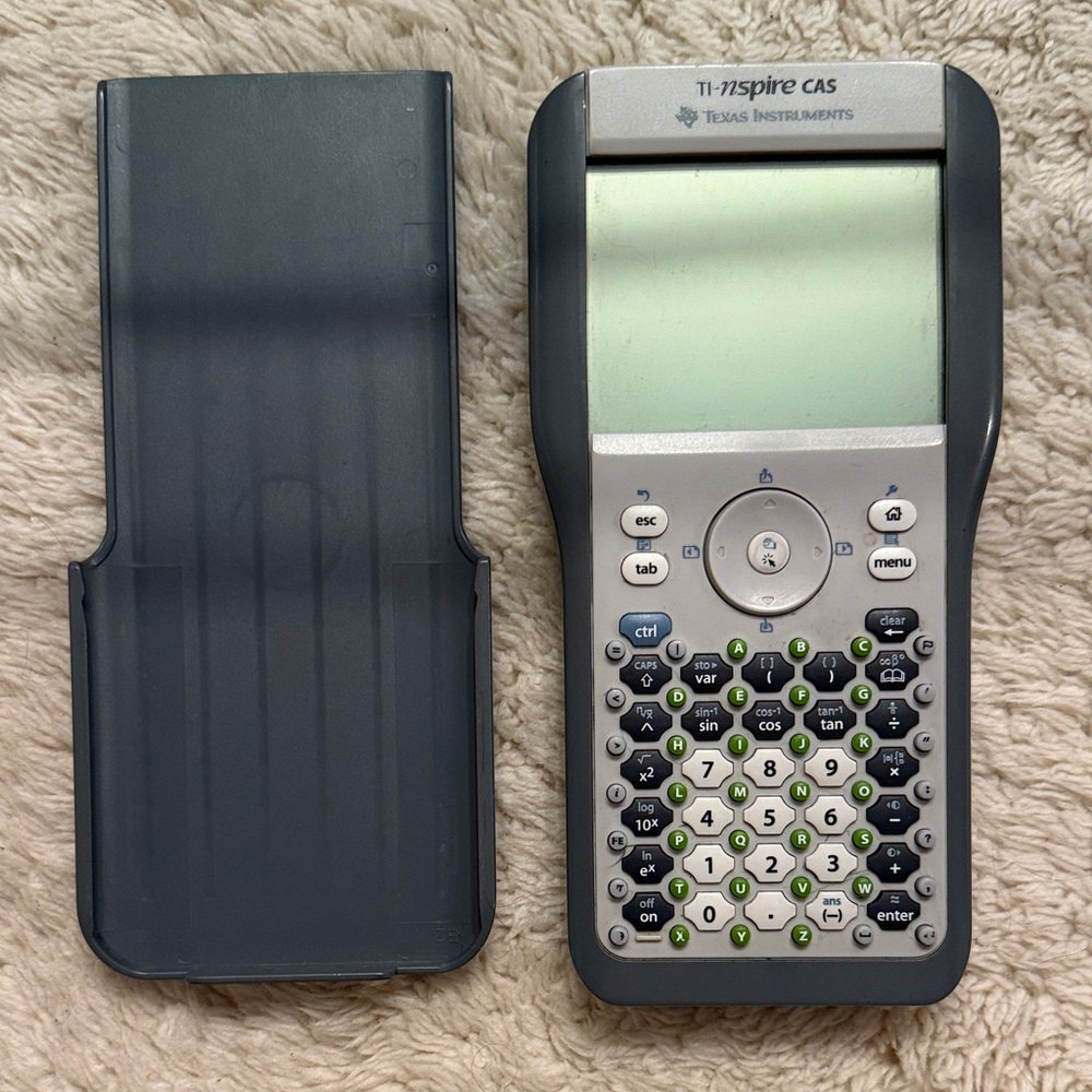 Texas Instruments TI-Nspire CAS Graphing Calculator - Black and Gray